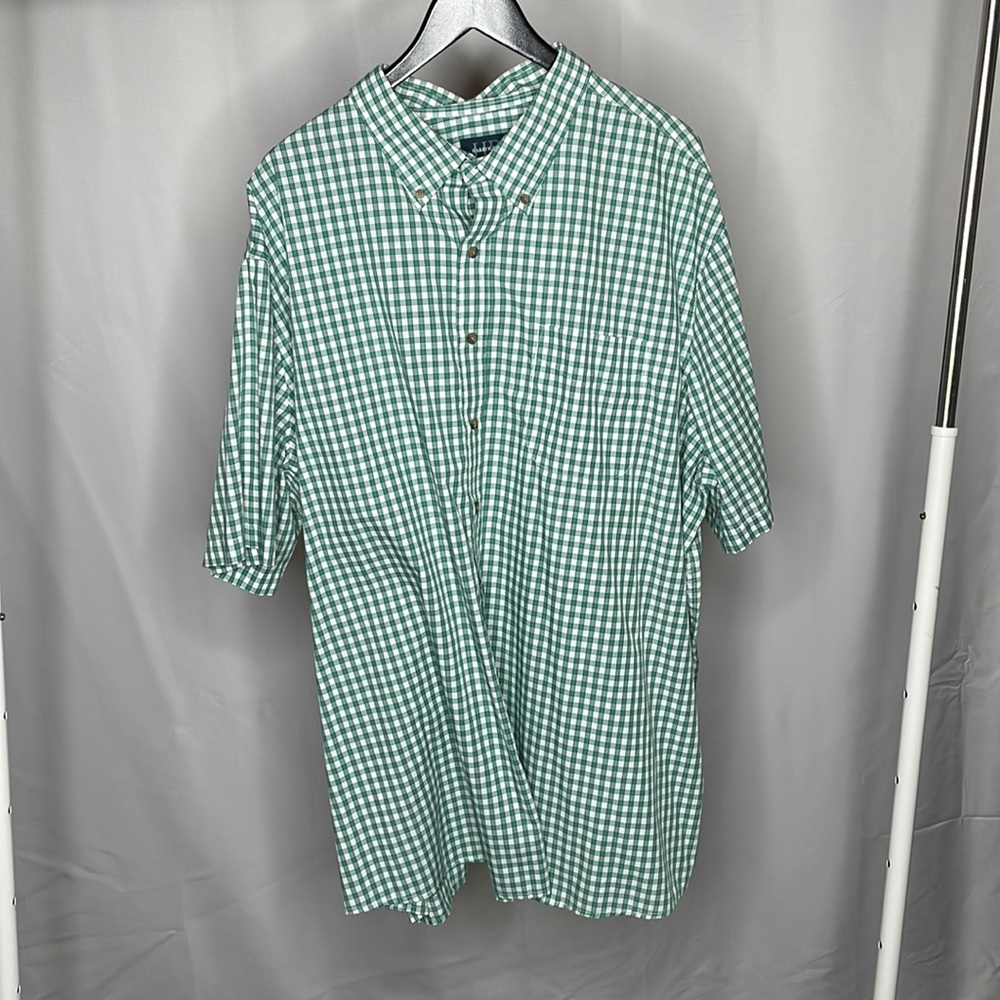 COPY - Harbor Bay Men's 2XL Short Sleeve Button Down Shirt - LIKE NEW CONDITION